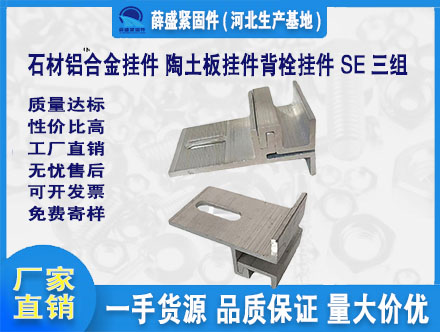石材鋁合金掛件 陶土板掛件背栓掛件 SE三組
